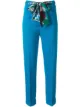 Image 1 of Emilio Pucci cropped scarf-tied trousers