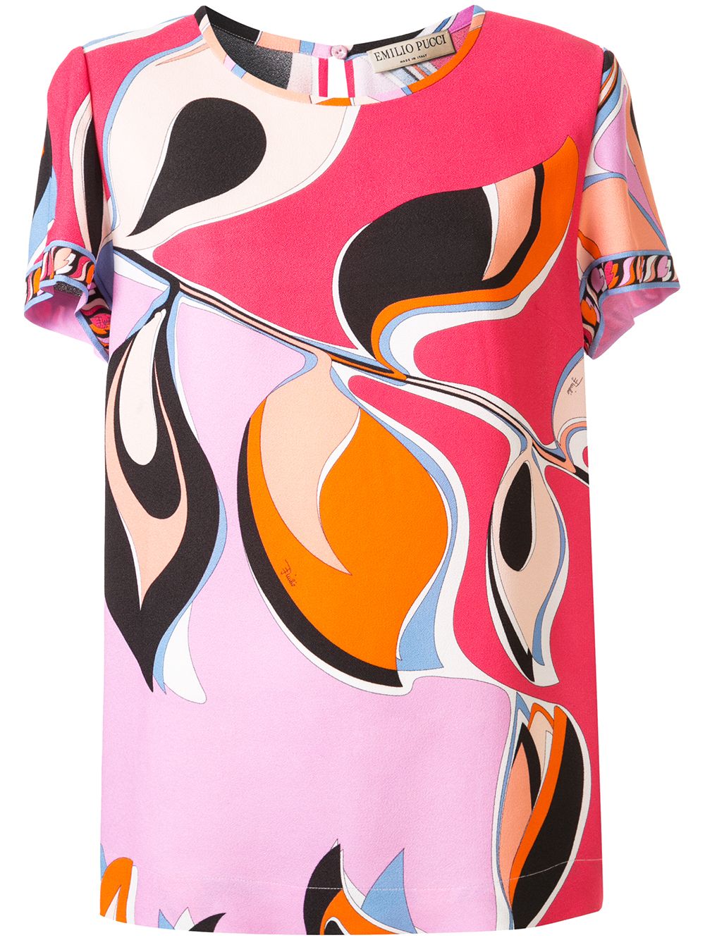 EMILIO PUCCI ABSTRACT PRINT TOP