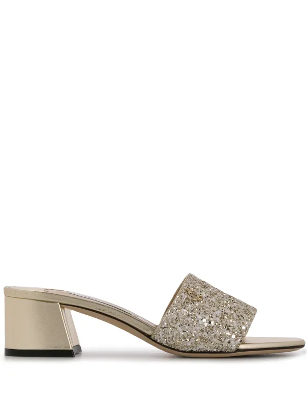 jimmy choo glitter sandals