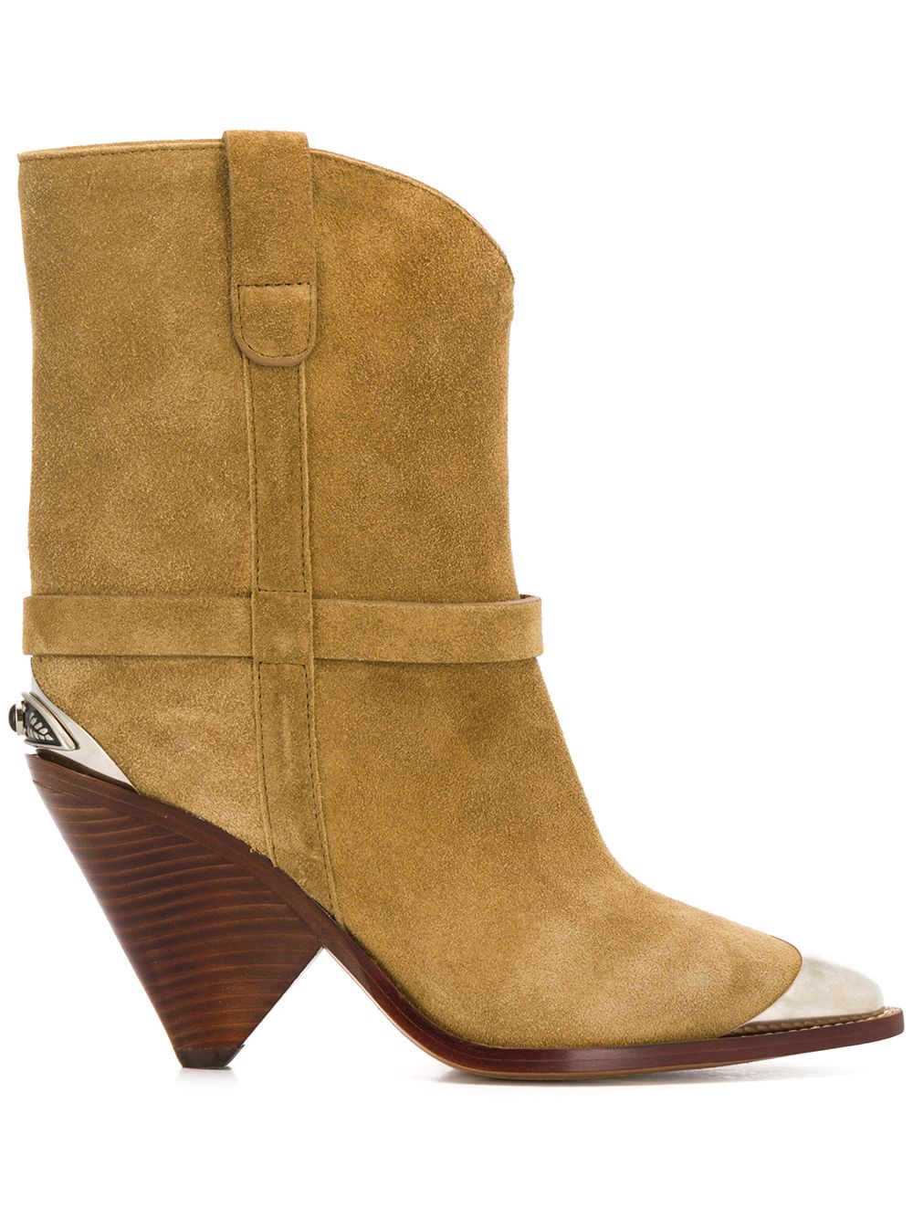 isabel marant lamsy suede ankle boots