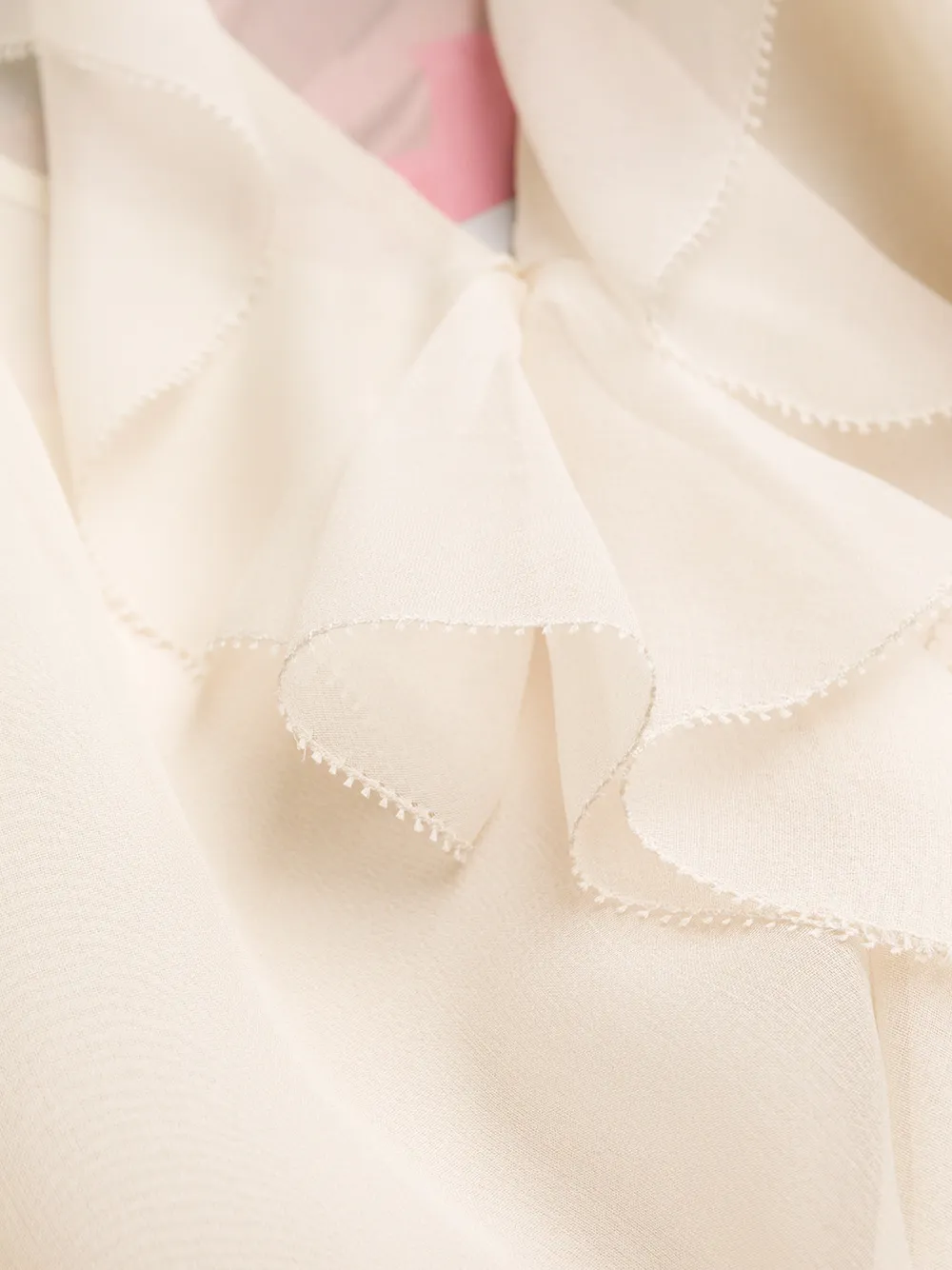 Valentino Garavani Avondjurk met bloemenprint Beige