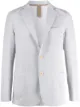 Image 1 of Eleventy single-breasted raw-edges blazer
