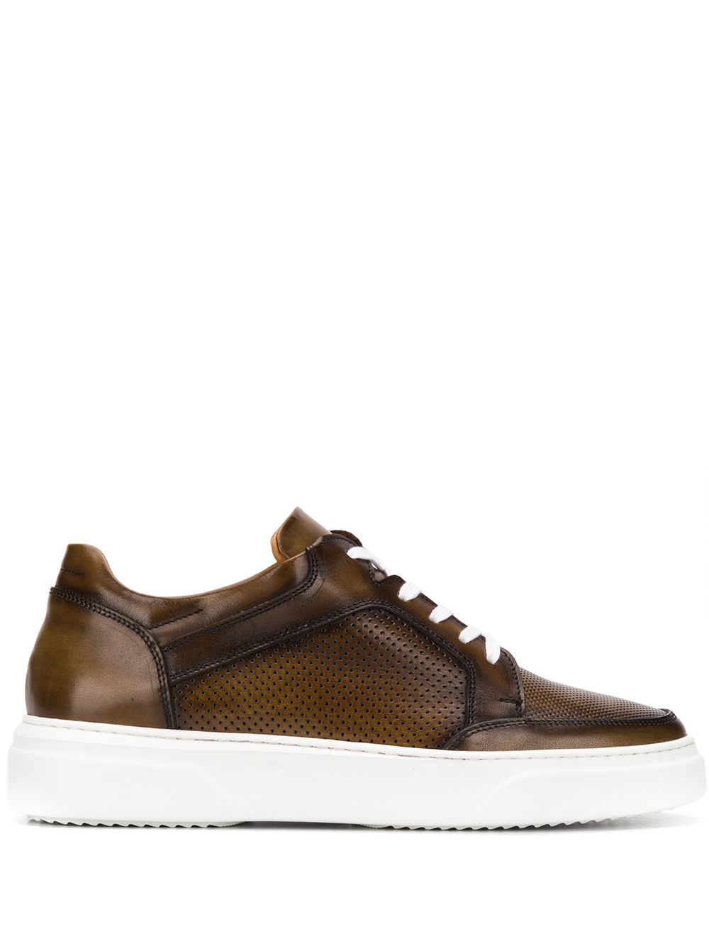 фото Eleventy perforated low-top sneakers