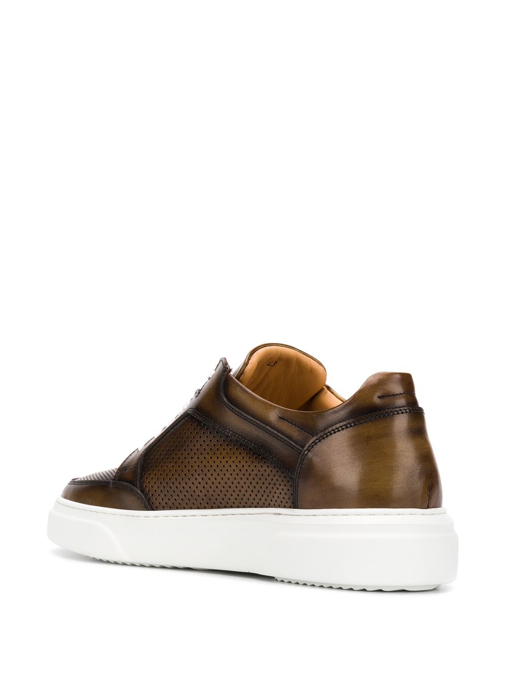 фото Eleventy perforated low-top sneakers