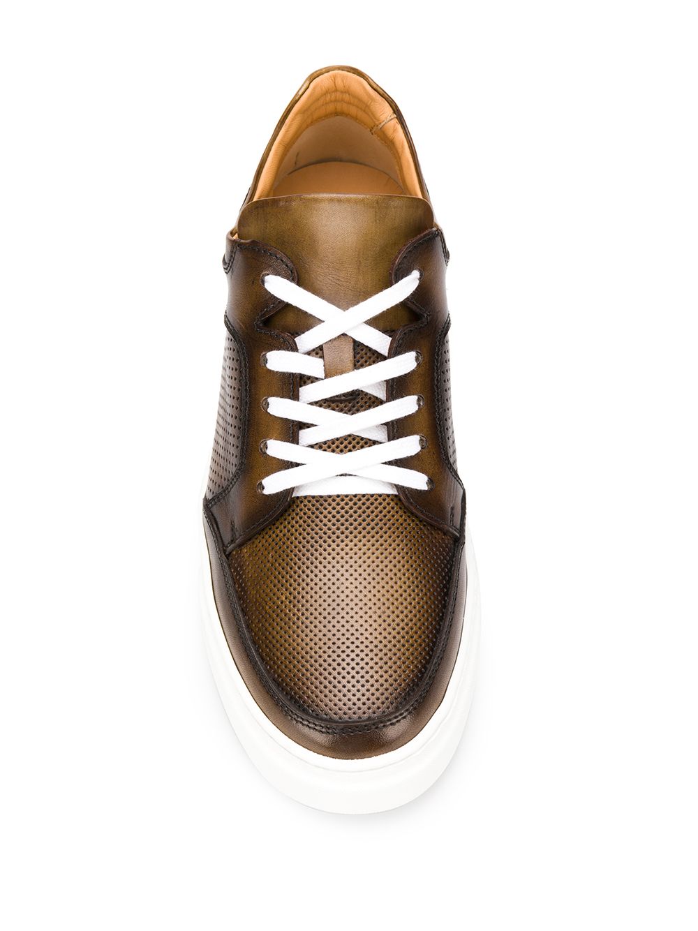 фото Eleventy perforated low-top sneakers