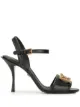 Imagem 1 de Dolce & Gabbana Sandália DG Amore com esferas peroladas e salto 95mm