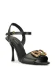Imagem 2 de Dolce & Gabbana Sandália DG Amore com esferas peroladas e salto 95mm