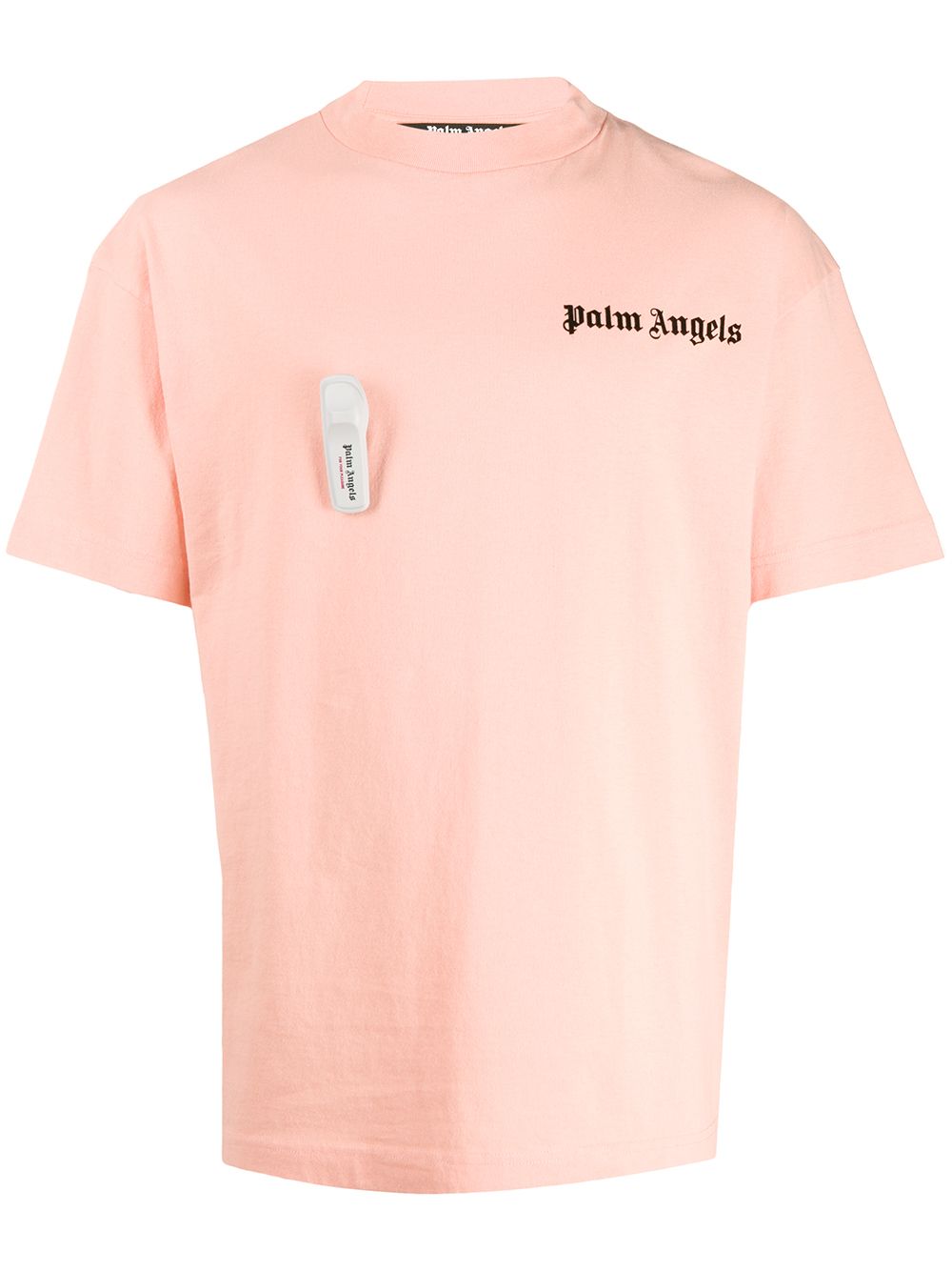 Palm Angels Chest Logo T In 粉色