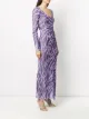 Just Cavalli abstract pattern long dress