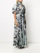 Just Cavalli high-neck graphic-print maxi dress