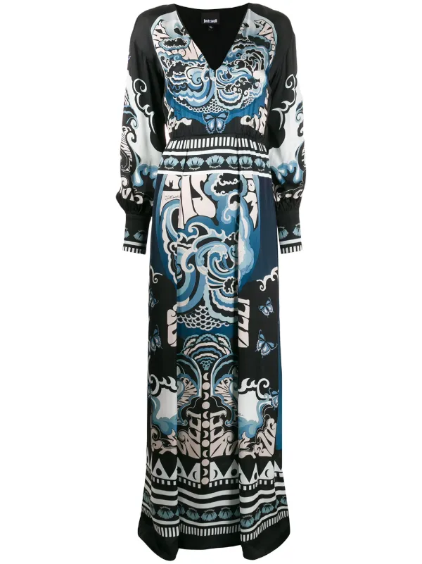 cavalli maxi dress