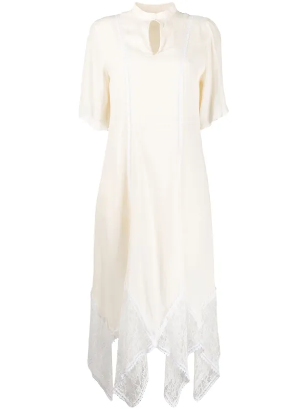 see by chloe white lace dress