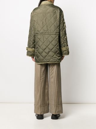 diamond quilted jacket展示图