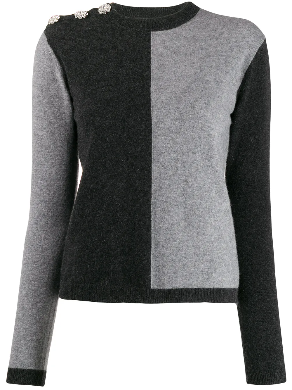 GANNI Kaschmirpullover In Colour-Block-Optik mJnSn GTL2C GANNI Kaschmirpullover In Colour-Block-Optik mJnSn GTL2C