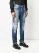 Just Cavalli جينز ممزق بقصة مستقيمة