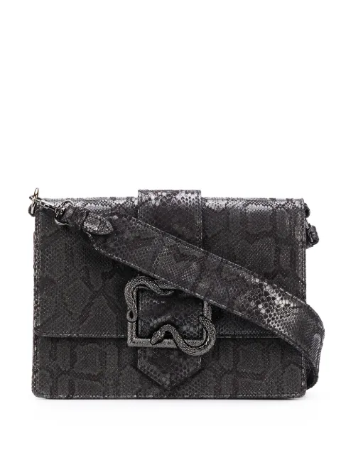 Just Cavalli Сумка Через Плечо С Пряжкой И Тиснением Под Кожу Змеи -40%- Купить В Интернет Магазине В Москве | Цены, Фото.