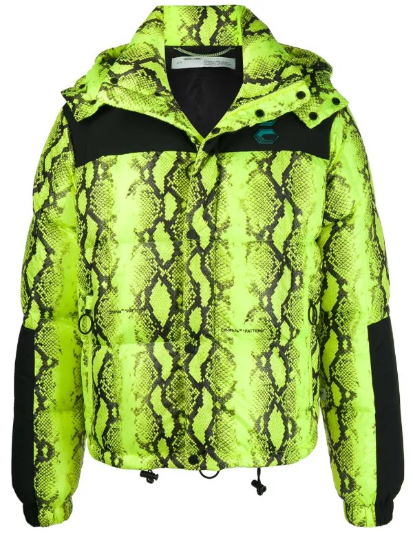 snake print mens jacket