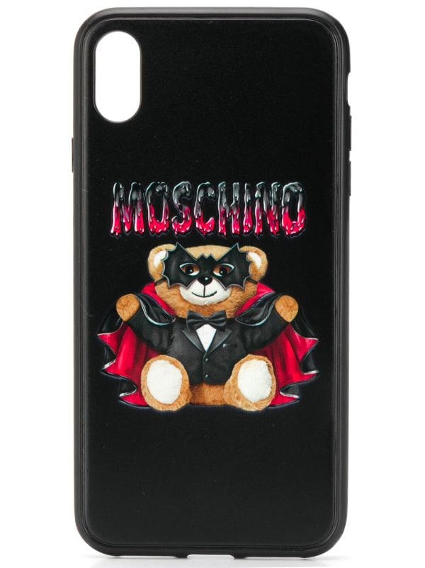 Moschino Teddy Print iPhone XS Max Case 