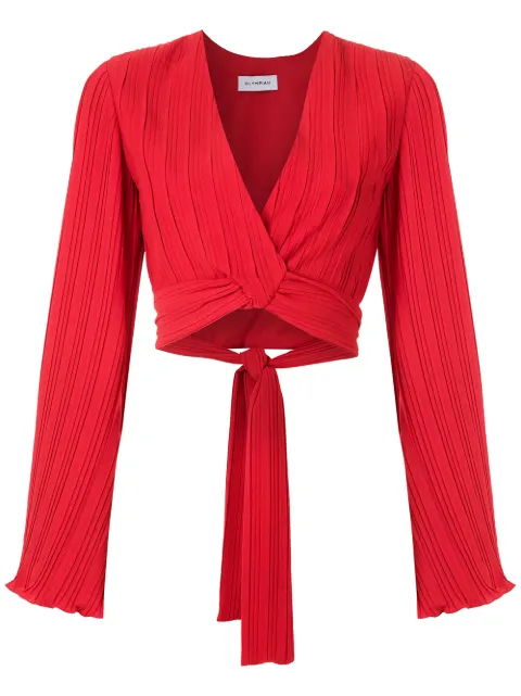 Olympiah Camelia cropped top