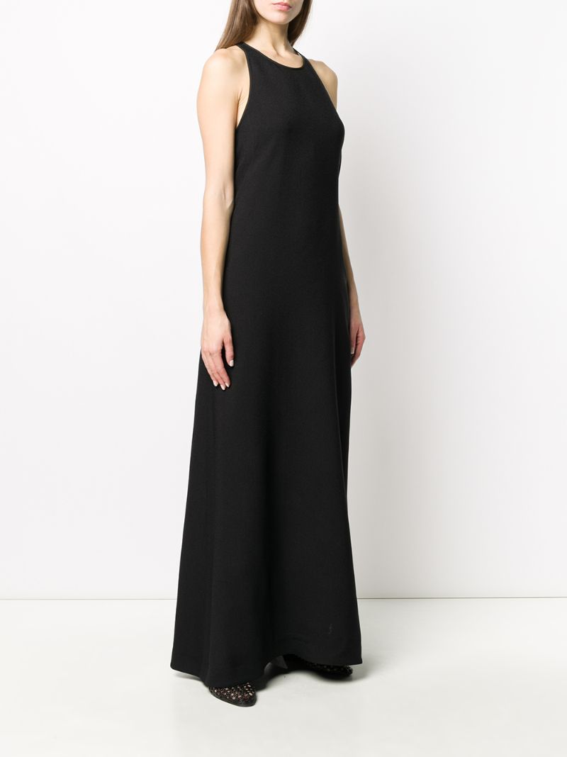 Shop Jil Sander Halterneck Maxi Dress In Black