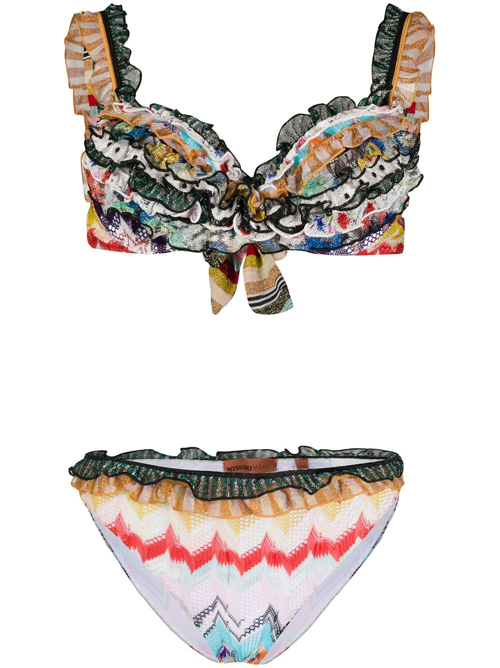 фото Missoni mare ruffled bikini set