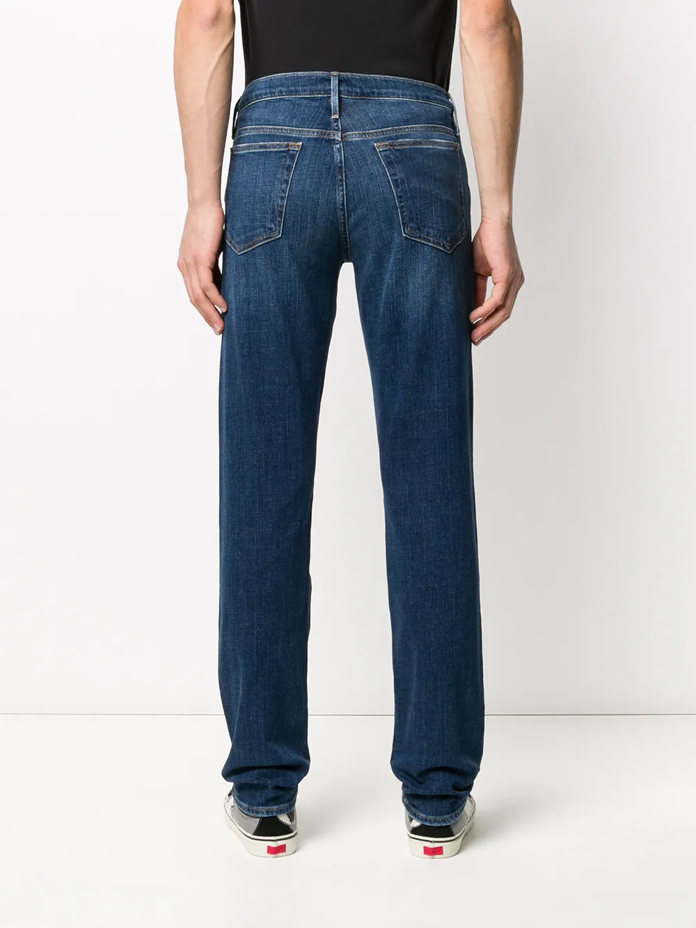 FRAME Straight jeans Blauw
