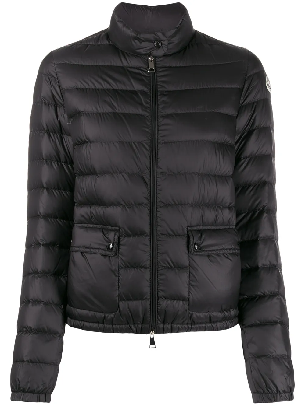 Moncler Womens Lans Packable Short Down Jacket In Brown