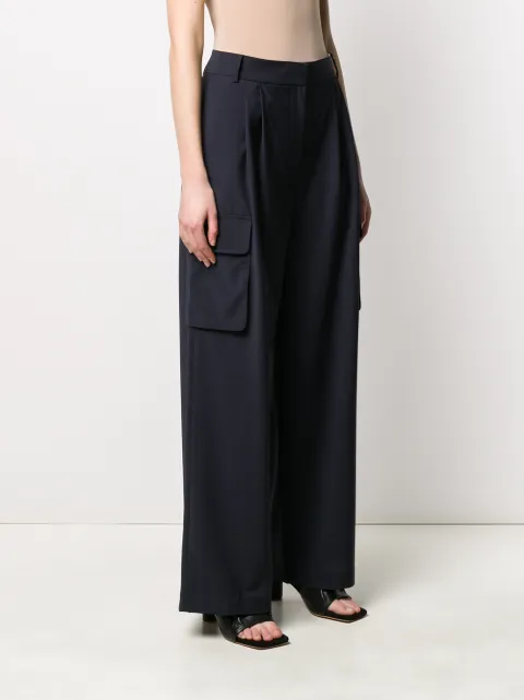 Tibi Cargo Palazzo Trousers - Farfetch