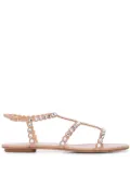 Aquazzura Tequila crystal-embellished sandals - Neutrals