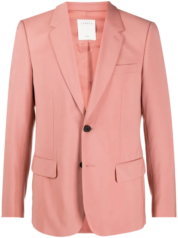 sandro pink coat