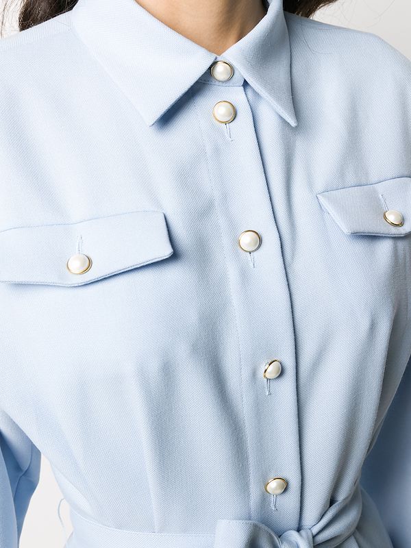 sandro shirt dress