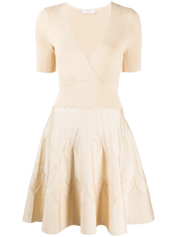 jacquard skater dress