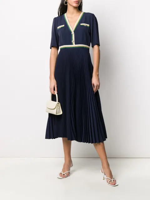 Sandro pleated dress Clearance