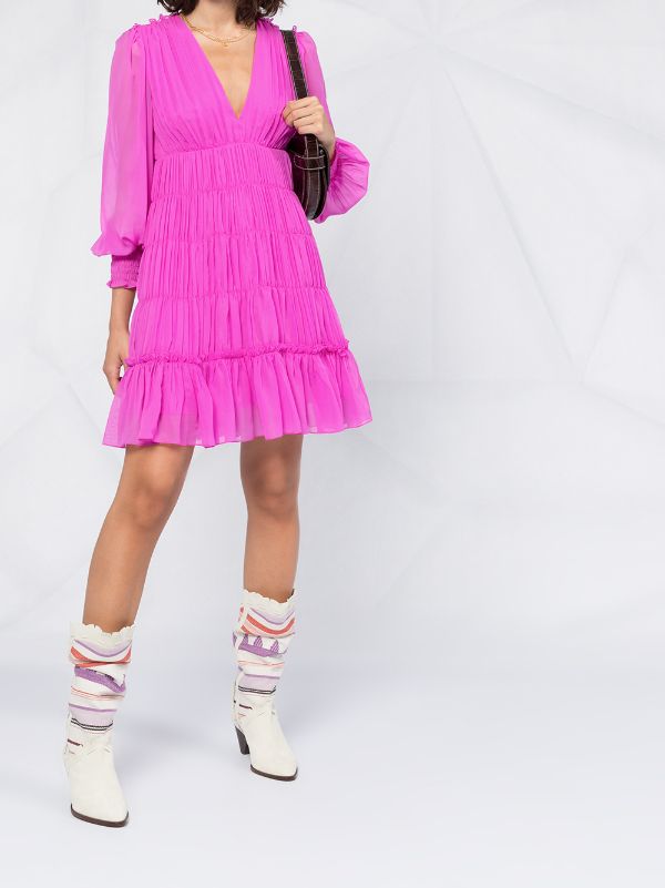 sandro pink dress