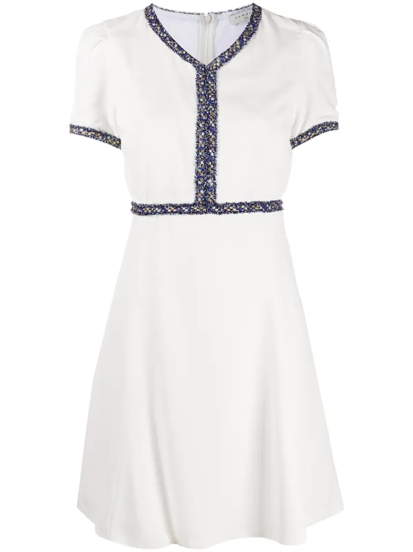 sandro white dress