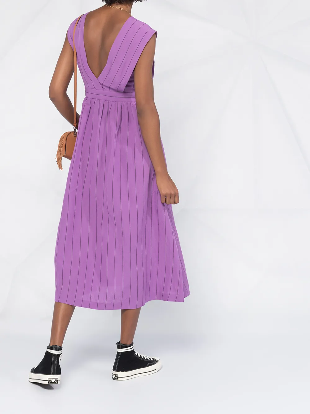 sandro purple dress