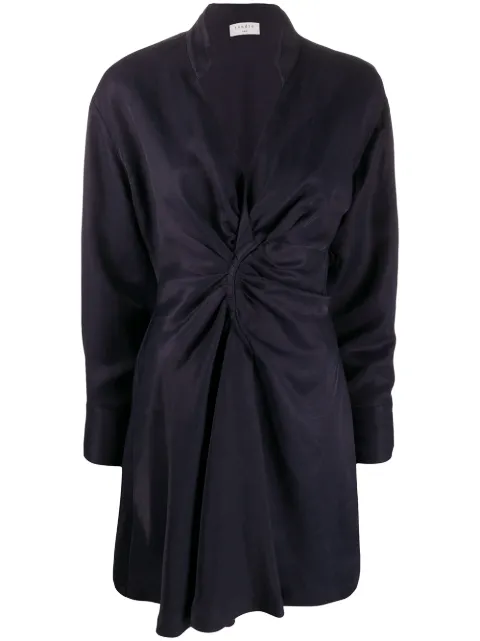 SANDRO gathered mini dress