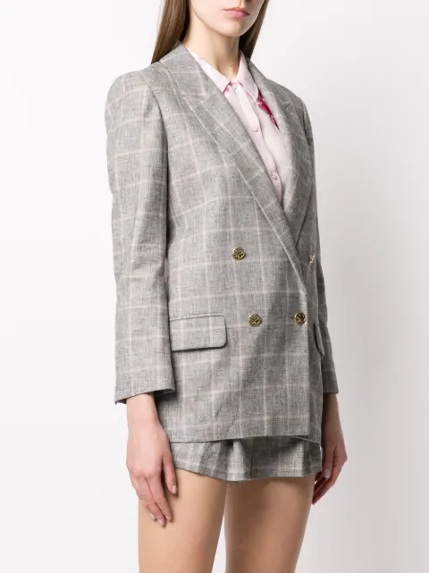sandro checked blazer