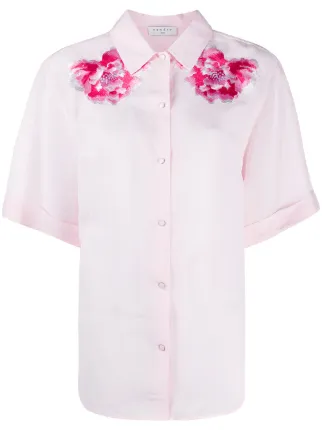 SANDRO Floral Shirt - Farfetch