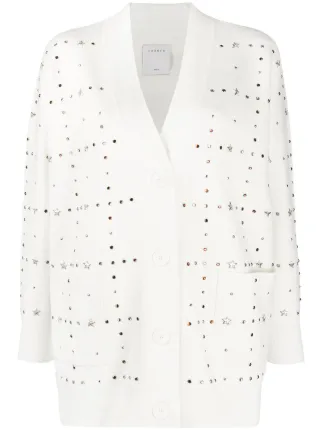 sandro white cardigan