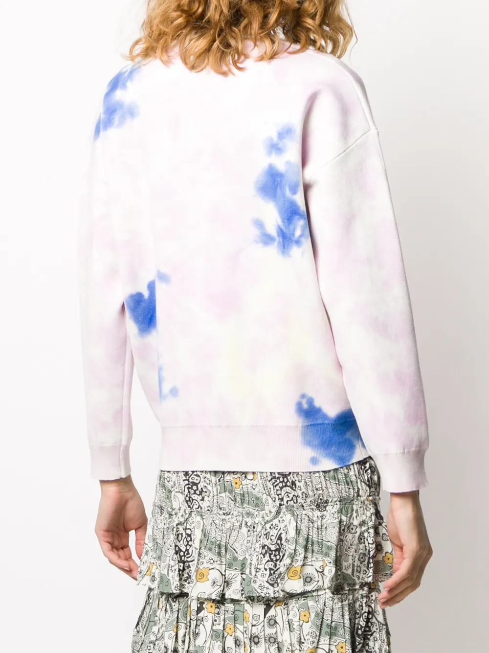 sandro tie dye sweatshirt