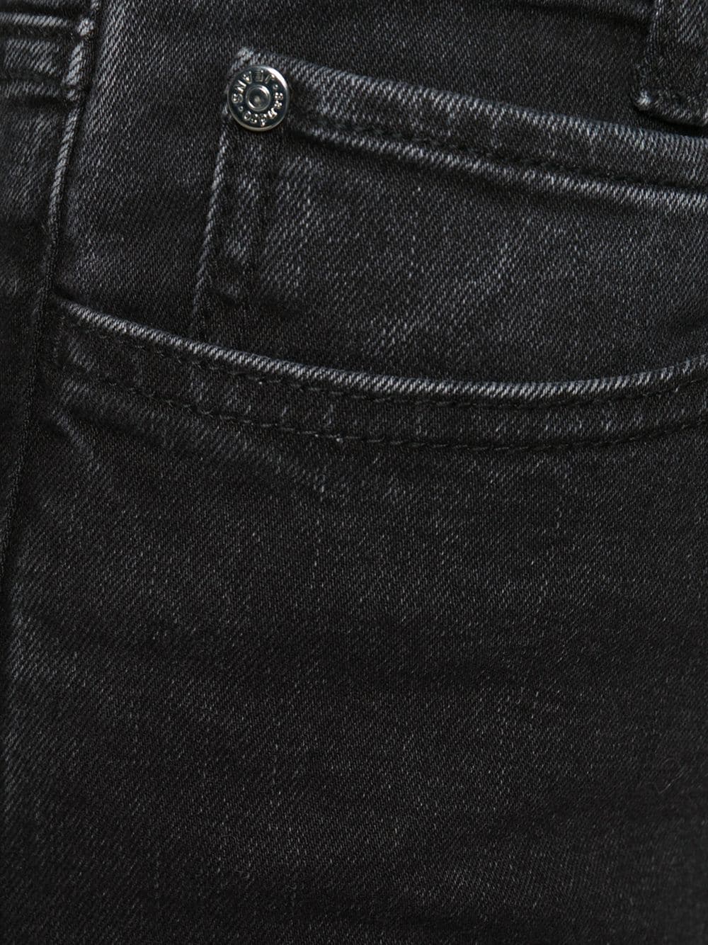 Shop Sandro Jayn Cropped Jeans In Black