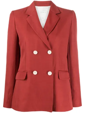 sandro red blazer