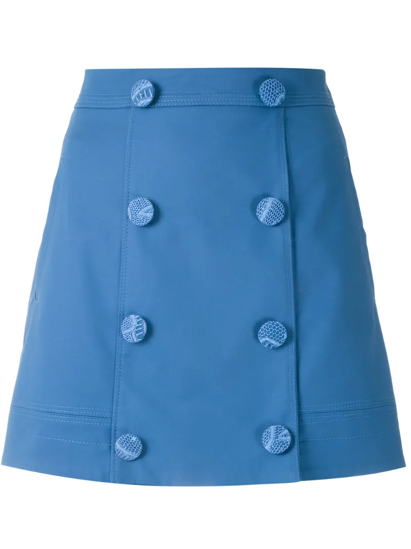 Martha Medeiros Doppelreihiger Rock In Blue