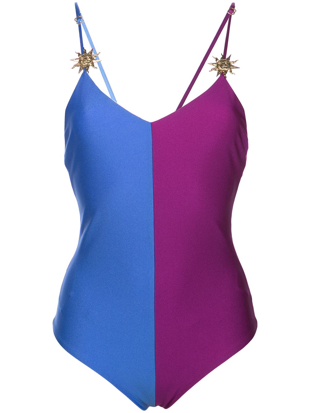 FAUSTO PUGLISI COLOUR BLOCK BODYSUIT