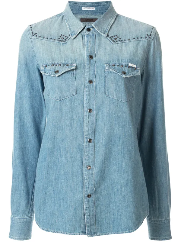 mother denim shirt