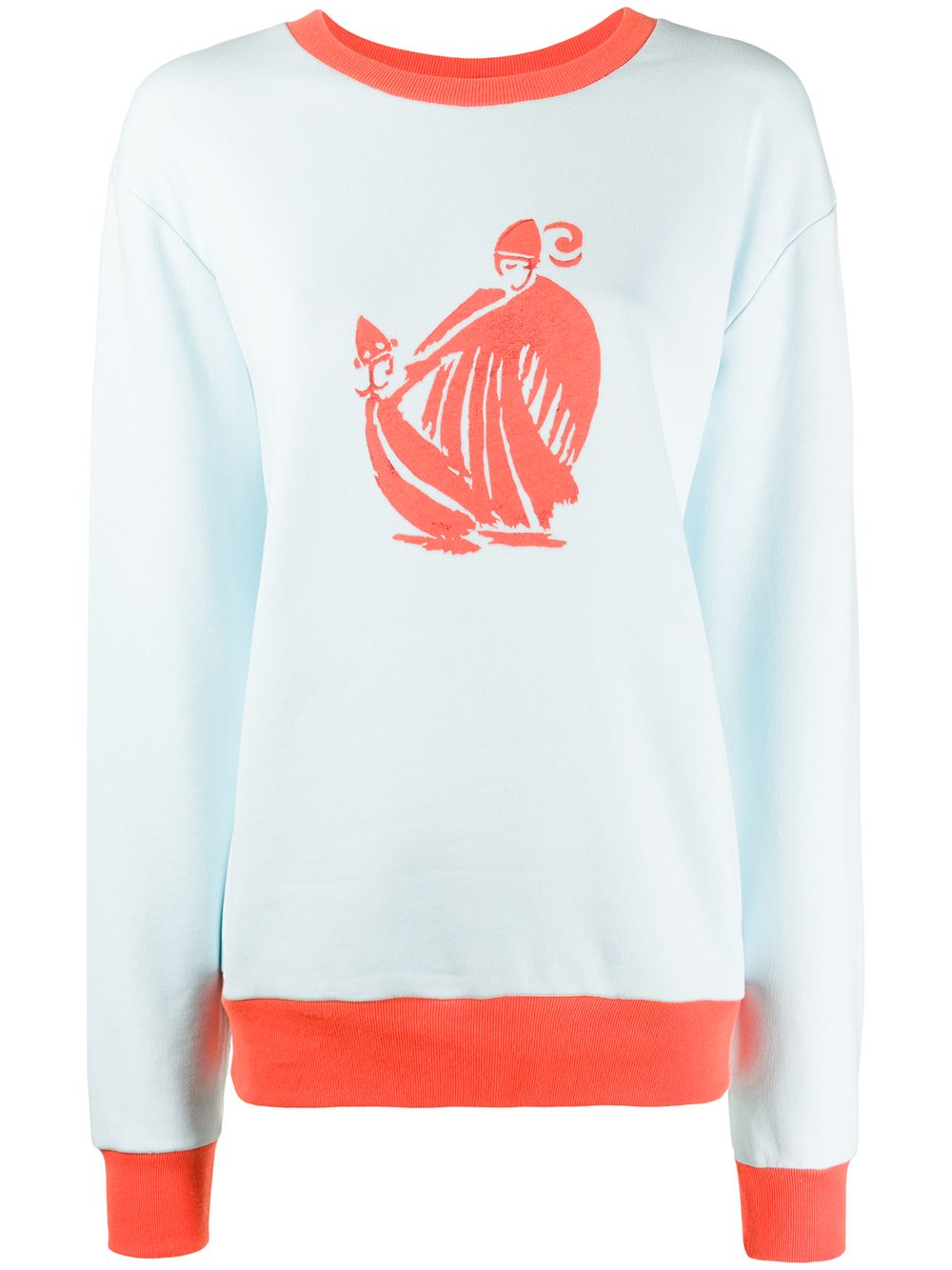 Lanvin Logo Printed Sweatshirt In White