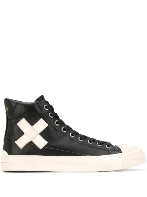 john varvatos black sneakers