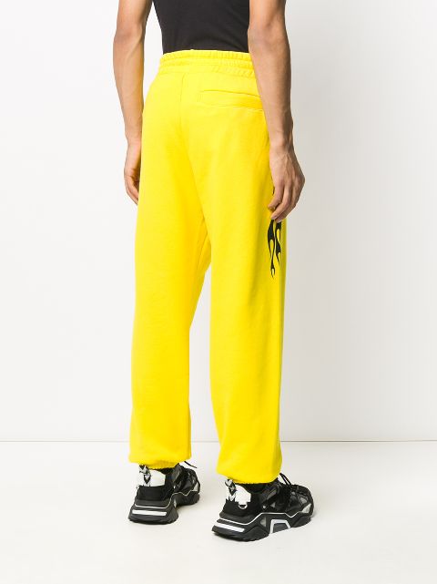 palm angels flame track pants