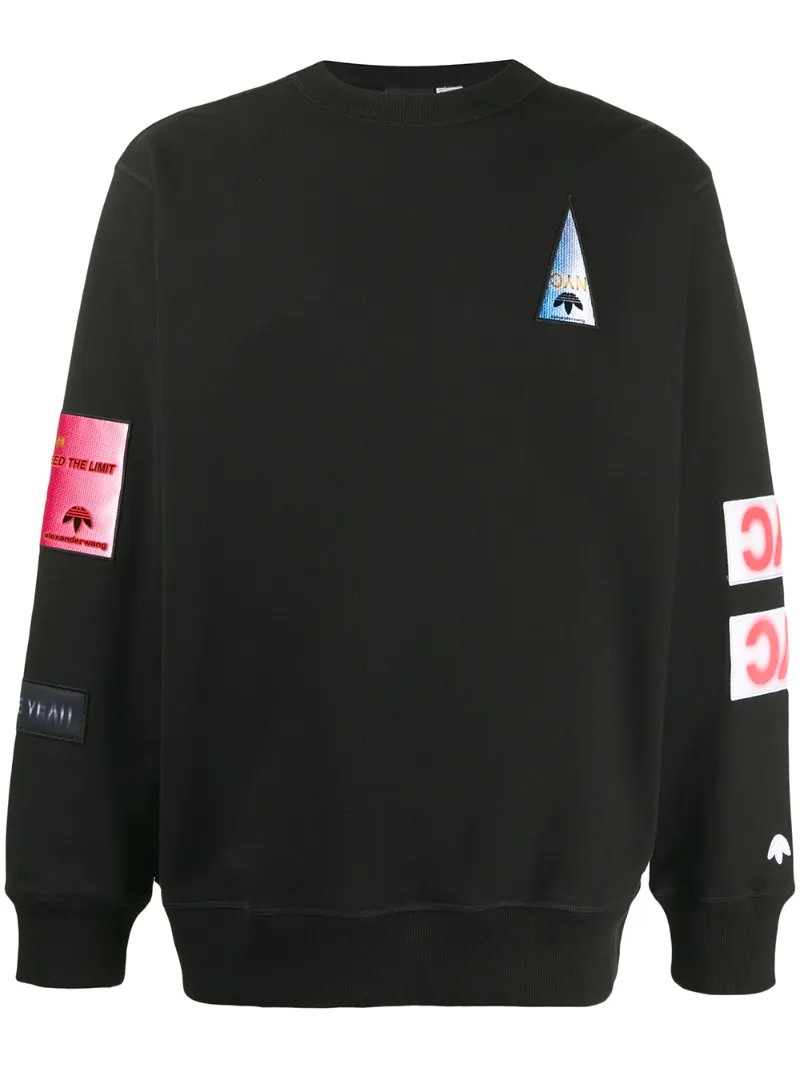 adidas Originals by Alexander Wang – printed sweatshirt – men – Cotton – XS, S, M, L, XL – Black